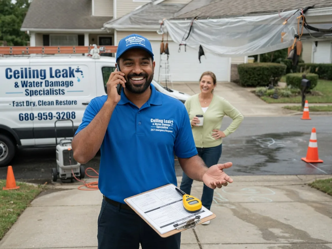 Ceiling Leak Cleanup Grand Isle, VT FAQs